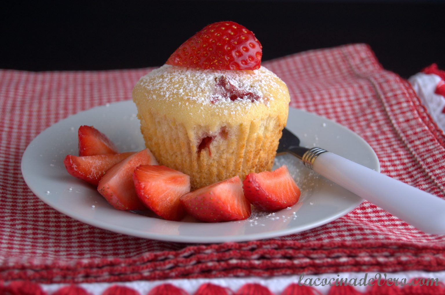 Muffins de frutillas Córdoba Nutrición